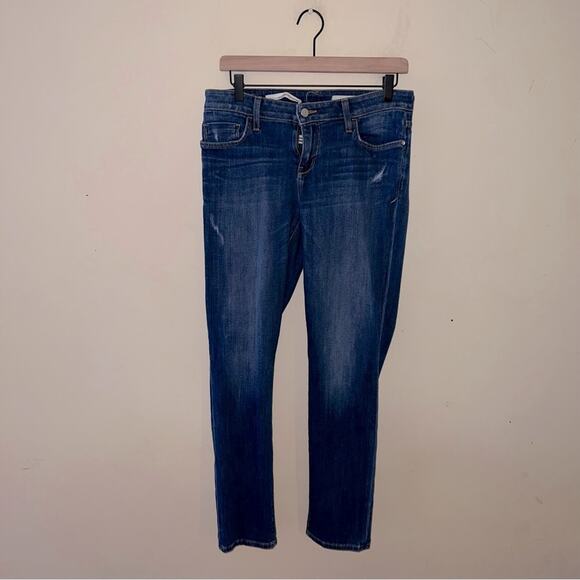 Pilcro and the Letterpress Denim - PILCRO AND THE LETTERPRESS hyphen straight leg distressed jeans 26